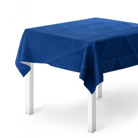 Скатерть 3D с принтом trianse blue в Белгороде, 100% полиэстер (ткань не мнется и не растягивается) | Размер: 150*150 см | abstraction | абстракция | геометрия | грани | полигоны | сочетания | треугольники