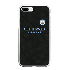 Чехол для iPhone 7Plus/8 Plus матовый с принтом Manchester City Kit Third в Белгороде, Силикон | Область печати: задняя сторона чехла, без боковых панелей | citi | city | cyty | manchester | siti | sity | англия | болельщик | горожане | гостевая | манчестер | сити | фанат | футбольная форма