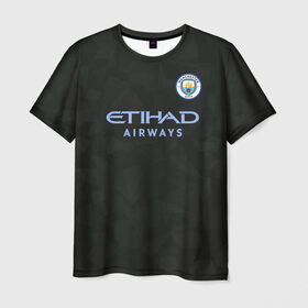 Мужская футболка 3D с принтом Manchester City Kit Third в Белгороде, 100% полиэфир | прямой крой, круглый вырез горловины, длина до линии бедер | citi | city | cyty | manchester | siti | sity | англия | болельщик | горожане | гостевая | манчестер | сити | фанат | футбольная форма