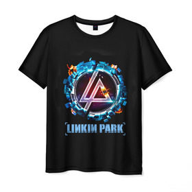 Мужская футболка 3D с принтом Двигатель Linkin Park в Белгороде, 100% полиэфир | прямой крой, круглый вырез горловины, длина до линии бедер | bennington | chester | linkin park | альтернативный метал | альтернативный рок | беннингтон | группа | линкин парк | музыкант | ню метал | певец | рок | рэп | рэп рок | честер | электроник рок