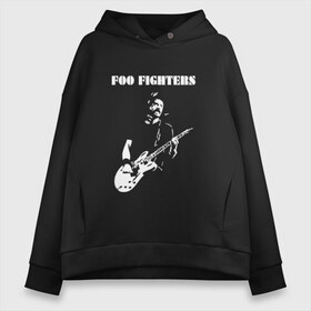 Женское худи Oversize хлопок с принтом Foo Fighters в Белгороде, френч-терри — 70% хлопок, 30% полиэстер. Мягкий теплый начес внутри —100% хлопок | боковые карманы, эластичные манжеты и нижняя кромка, капюшон на магнитной кнопке | ff | foo fighters | альтернативный | группа | дэйв грол | крис шифлетт | метал | музыка | надпись | нэйт мендел | постгранж | пэт смир | рок | тейлор хокинс | фу файтерс | фф | хард | хардрок