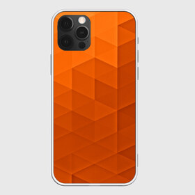 Чехол для iPhone 12 Pro Max с принтом Orange abstraction в Белгороде, Силикон |  | abstraction | geometry | polygon | абстракция | геометрия | грань | краски | кубик | кубики | линии | мозаика | полигоны | ребро | текстура | узор