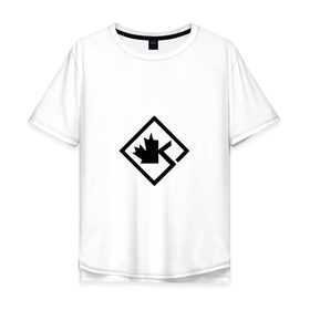 Мужская футболка хлопок Oversize с принтом KOTD в Белгороде, 100% хлопок | свободный крой, круглый ворот, “спинка” длиннее передней части | 