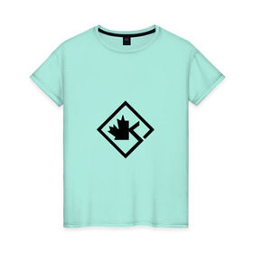 Женская футболка хлопок с принтом KOTD в Белгороде, 100% хлопок | прямой крой, круглый вырез горловины, длина до линии бедер, слегка спущенное плечо | 