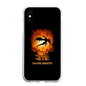 Чехол для iPhone XS Max матовый с принтом Драконы Imagine Dragons в Белгороде, Силикон | Область печати: задняя сторона чехла, без боковых панелей | dragons | imagine | альтернативный | американская | бэн макки | группа | драгонс | дэн платцман | дэн рейнольдс | имеджин | инди | индирок | рок | уэйн сермон