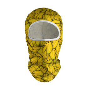 Балаклава 3D с принтом Бананы в Белгороде, 100% полиэстер, ткань с особыми свойствами — Activecool | плотность 150–180 г/м2; хорошо тянется, но при этом сохраняет форму. Закрывает шею, вокруг отверстия для глаз кайма. Единый размер | banana | vegan | банан | веган | желтый | паттерн | текстура | фрукт