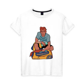Женская футболка хлопок с принтом Riverdale в Белгороде, 100% хлопок | прямой крой, круглый вырез горловины, длина до линии бедер, слегка спущенное плечо | riverdale | ривердейл | ривердэйл