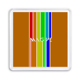 Магнит 55*55 с принтом Imagine Dragons краска в Белгороде, Пластик | Размер: 65*65 мм; Размер печати: 55*55 мм | альтернативный | американская | группа | драгонс | имеджин | инди | индирок | поп | рок | электроник