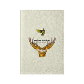 Обложка для паспорта матовая кожа с принтом Руки с птичкой Imagine Dragons в Белгороде, натуральная матовая кожа | размер 19,3 х 13,7 см; прозрачные пластиковые крепления | альтернативный | американская | группа | драгонс | имеджин | инди | индирок | поп | рок | электроник