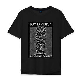 Мужская футболка хлопок Oversize с принтом Joy Division в Белгороде, 100% хлопок | свободный крой, круглый ворот, “спинка” длиннее передней части | postpunk | unknown pleasures | бернард самнер | британская рок группа | джой дивижн | иэн кёртис | неизвестные удовольствия | питер хук | постпанк | стивен моррис