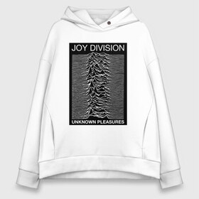 Женское худи Oversize хлопок с принтом Joy Division в Белгороде, френч-терри — 70% хлопок, 30% полиэстер. Мягкий теплый начес внутри —100% хлопок | боковые карманы, эластичные манжеты и нижняя кромка, капюшон на магнитной кнопке | postpunk | unknown pleasures | бернард самнер | британская рок группа | джой дивижн | иэн кёртис | неизвестные удовольствия | питер хук | постпанк | стивен моррис