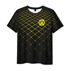 Мужская футболка 3D с принтом Borussia Dortmund 2018 line в Белгороде, 100% полиэфир | прямой крой, круглый вырез горловины, длина до линии бедер | borussia | fc | football | football club | sport | боруссия | спорт | спортивные | униформа | фирменные цвета | фк | футбол | футбольный клуб