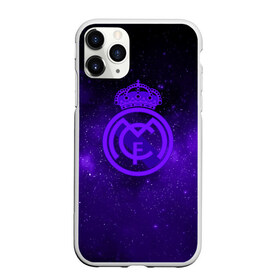 Чехол для iPhone 11 Pro матовый с принтом FC Real Madrid(SPACE STYLE) в Белгороде, Силикон |  | real madrid | футбол | футбольный клуб | чемпионат