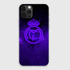 Чехол для iPhone 12 Pro с принтом FC Real Madrid(SPACE STYLE) в Белгороде, силикон | область печати: задняя сторона чехла, без боковых панелей | real madrid | футбол | футбольный клуб | чемпионат