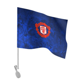 Флаг для автомобиля с принтом FC Манчестер(blue collection) в Белгороде, 100% полиэстер | Размер: 30*21 см | football | footer | manchester | soccer | socker | арсенал | футбол | футбольный клуб