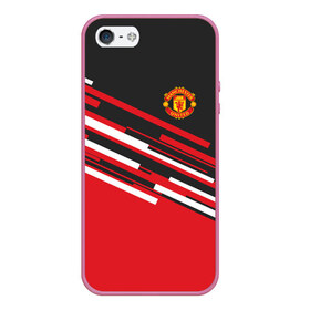 Чехол для iPhone 5/5S матовый с принтом MANCHESTER UNITED SPORT в Белгороде, Силикон | Область печати: задняя сторона чехла, без боковых панелей | emirates | fc | manchester united | абстракция | геометрия | зож | клуб | линии | манчестер юнайтед | модные | мяч | россии | спорт | спортивные | стиль | тренды | футбол | футбольный клуб | экстрим | эмблема