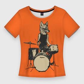 Женская футболка 3D Slim с принтом Drums в Белгороде,  |  | барабанщик | барабаны | драммер | ударные