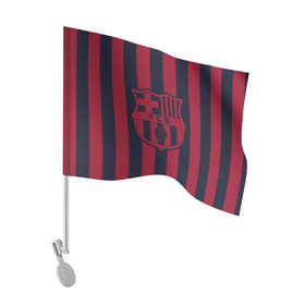 Флаг для автомобиля с принтом Barselona 18 в Белгороде, 100% полиэстер | Размер: 30*21 см | barselona | champions | league | lionel | messi | spain | барселона | испания | месси