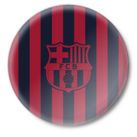 Значок с принтом Barselona 18 в Белгороде,  металл | круглая форма, металлическая застежка в виде булавки | Тематика изображения на принте: barselona | champions | league | lionel | messi | spain | барселона | испания | месси