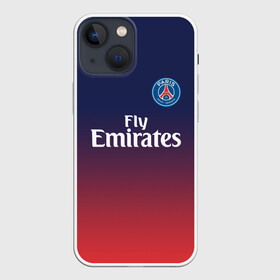 Чехол для iPhone 13 mini с принтом PSG SPORT ORIGINAL GRADIENT   ПСЖ в Белгороде,  |  | fc | fly emirates | paris | psg | лого | париж | псж | спорт | спортивные | фк | футбольный клуб