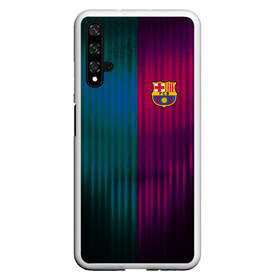 Чехол для Honor 20 с принтом FC Barcelona 2018 abstract в Белгороде, Силикон | Область печати: задняя сторона чехла, без боковых панелей | fc | fc barcelona | fcb | fly emirates | ronaldo | абстракция | барселона | геометрия | зож | клуб | линии | месси | модные | мяч | реал мадрид | спорт | спортивные | тренды | футбол | футбольный клуб | эмблема