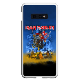 Чехол для Samsung S10E с принтом Iron Maiden в Белгороде, Силикон | Область печати: задняя сторона чехла, без боковых панелей | iron maiden | адриан смит | айрон мейден | гроза | группа | дэйв мюррей | железная дева | ирон майден | метал | мрачный | музыка | песни | рок | стив харрис | тяжелый | флаг | хеви | хевиметал