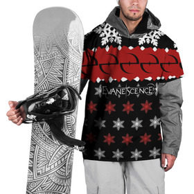 Накидка на куртку 3D с принтом Праздничный Evanescence в Белгороде, 100% полиэстер |  | Тематика изображения на принте: evanescence | альтернативный | готик | группа | джен маджура | знак | исчезновение | красный | метал | надпись | новогодний | новый год | ню | праздник | рождество | рок | снежинки | тим маккорд