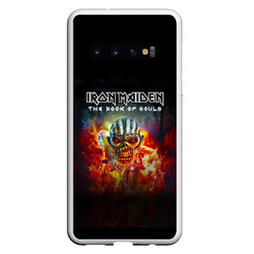 Чехол для Samsung Galaxy S10 с принтом Iron Maiden в Белгороде, Силикон | Область печати: задняя сторона чехла, без боковых панелей | Тематика изображения на принте: iron maiden | адриан смит | айрон мейден | группа | дэйв мюррей | железная дева | индеец | ирон майден | метал | мрачный | музыка | огонь | песни | рок | стив харрис | тяжелый | хеви | хевиметал