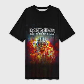 Платье-футболка 3D с принтом Iron Maiden в Белгороде,  |  | iron maiden | адриан смит | айрон мейден | группа | дэйв мюррей | железная дева | индеец | ирон майден | метал | мрачный | музыка | огонь | песни | рок | стив харрис | тяжелый | хеви | хевиметал