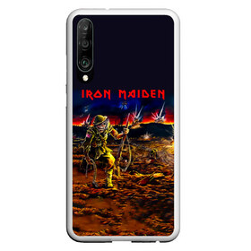 Чехол для Honor P30 с принтом Боец Iron Maiden в Белгороде, Силикон | Область печати: задняя сторона чехла, без боковых панелей | Тематика изображения на принте: iron maiden | адриан смит | айрон мейден | война | группа | дэйв мюррей | железная дева | ирон майден | метал | мрачный | музыка | песни | рок | солдат | стив харрис | тяжелый | хеви | хевиметал