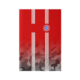 Обложка для паспорта матовая кожа с принтом FC Bayern 2018 Original #7 в Белгороде, натуральная матовая кожа | размер 19,3 х 13,7 см; прозрачные пластиковые крепления | bayern | fly fc | бавария | спорт | футбольный клуб