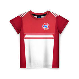 Детская футболка 3D с принтом FC Bayern 2018 Original #11 в Белгороде, 100% гипоаллергенный полиэфир | прямой крой, круглый вырез горловины, длина до линии бедер, чуть спущенное плечо, ткань немного тянется | Тематика изображения на принте: 