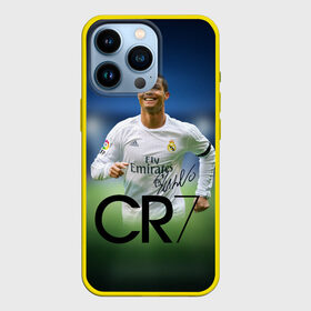 Чехол для iPhone 13 Pro с принтом Криштиану Роналду 3 в Белгороде,  |  | cristiano ronaldo | fifa | madrid | portugal | real | respect | uefa | автограф | игрок | криштиану | лучший | мадрид | мира | португалия | реал | роналду | сборная | футбол