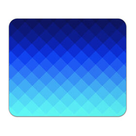 Коврик прямоугольный с принтом Blue geometria в Белгороде, натуральный каучук | размер 230 х 185 мм; запечатка лицевой стороны | Тематика изображения на принте: blue | geometria | абстракция | бирюза | бирюзовый | геометрия | куб | синий