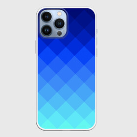 Чехол для iPhone 13 Pro Max с принтом Blue geometria в Белгороде,  |  | Тематика изображения на принте: blue | geometria | абстракция | бирюза | бирюзовый | геометрия | куб | синий