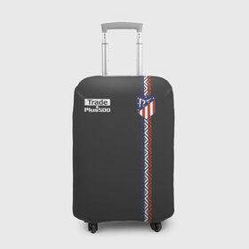Чехол для чемодана 3D с принтом Atletico Madrid Original #4 в Белгороде, 86% полиэфир, 14% спандекс | двустороннее нанесение принта, прорези для ручек и колес | атлетико мадрид | эмблема