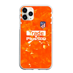 Чехол для iPhone 11 Pro Max матовый с принтом Atletico Madrid Original #5 в Белгороде, Силикон |  | Тематика изображения на принте: атлетико мадрид | полосы | эмблема