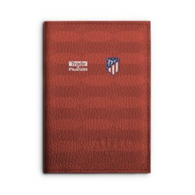 Обложка для автодокументов с принтом Atletico Madrid Original #10 в Белгороде, натуральная кожа |  размер 19,9*13 см; внутри 4 больших “конверта” для документов и один маленький отдел — туда идеально встанут права | Тематика изображения на принте: атлетико мадрид | эмблема