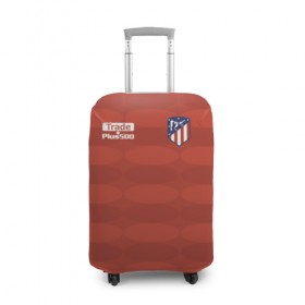 Чехол для чемодана 3D с принтом Atletico Madrid Original #10 в Белгороде, 86% полиэфир, 14% спандекс | двустороннее нанесение принта, прорези для ручек и колес | атлетико мадрид | эмблема