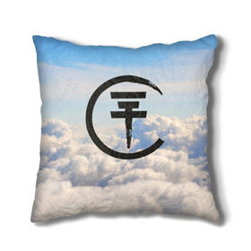 Подушка 3D с принтом Clouds Tokio Hotel в Белгороде, наволочка – 100% полиэстер, наполнитель – холлофайбер (легкий наполнитель, не вызывает аллергию). | состоит из подушки и наволочки. Наволочка на молнии, легко снимается для стирки | bill kaulitz | tokio hotel | билл каулиц