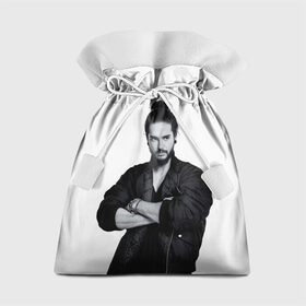 Подарочный 3D мешок с принтом Том Каулитц в Белгороде, 100% полиэстер | Размер: 29*39 см | Тематика изображения на принте: bill kaulitz | tokio hotel | tom | билл каулиц | том