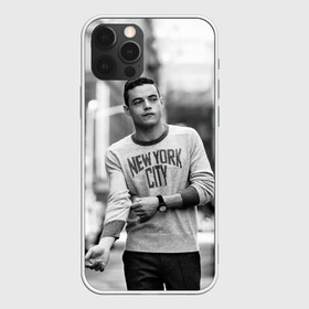 Чехол для iPhone 12 Pro с принтом Rami Malek в Белгороде, силикон | область печати: задняя сторона чехла, без боковых панелей | mr robot | rami malek | мистер робот | рами малек