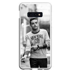 Чехол для Samsung S10E с принтом Rami Malek в Белгороде, Силикон | Область печати: задняя сторона чехла, без боковых панелей | mr robot | rami malek | мистер робот | рами малек