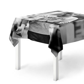 Скатерть 3D с принтом Rami Malek в Белгороде, 100% полиэстер (ткань не мнется и не растягивается) | Размер: 150*150 см | Тематика изображения на принте: mr robot | rami malek | мистер робот | рами малек