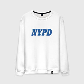 Мужской свитшот хлопок с принтом NYPD в Белгороде, 100% хлопок |  | Тематика изображения на принте: new york police department | департамент | нью йорк