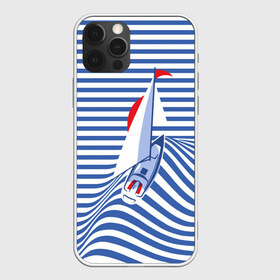 Чехол для iPhone 12 Pro Max с принтом Яхта в Белгороде, Силикон |  | flag | joke | prank | sail | sea | stripes | water | waves | yacht vest | вода | волны | море | парус | полосы | прикол | тельняшка | флаг | шутка | яхта