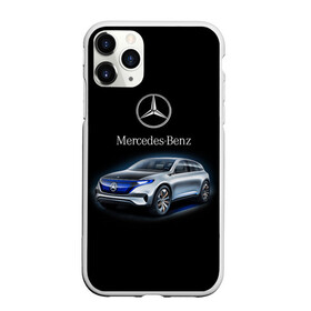 Чехол для iPhone 11 Pro матовый с принтом Mercedes-Benz в Белгороде, Силикон |  | kомпания производитель легковых автомобилей премиального класса | немецкое качество