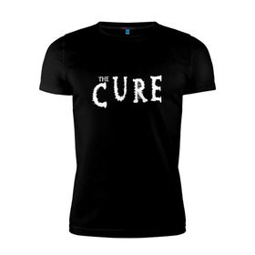 Мужская футболка премиум с принтом The Cure в Белгороде, 92% хлопок, 8% лайкра | приталенный силуэт, круглый вырез ворота, длина до линии бедра, короткий рукав | cure | британия | группы | музыка | надпись | роберт смит | роджер одоннелл | рок | саймон гэллап
