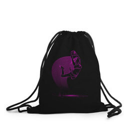 Рюкзак-мешок 3D с принтом Женский баскетбол в Белгороде, 100% полиэстер | плотность ткани — 200 г/м2, размер — 35 х 45 см; лямки — толстые шнурки, застежка на шнуровке, без карманов и подкладки | basketball