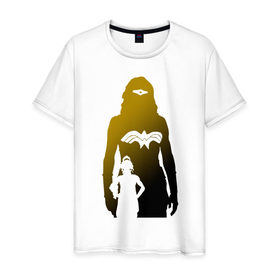 Мужская футболка хлопок с принтом Необычная девушка в Белгороде, 100% хлопок | прямой крой, круглый вырез горловины, длина до линии бедер, слегка спущенное плечо. | 